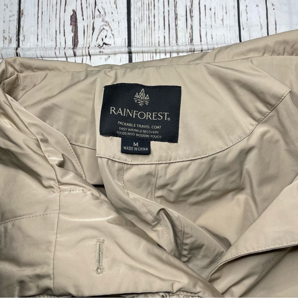 Rainforest Ladies' Hooded Rain Jacket Gem